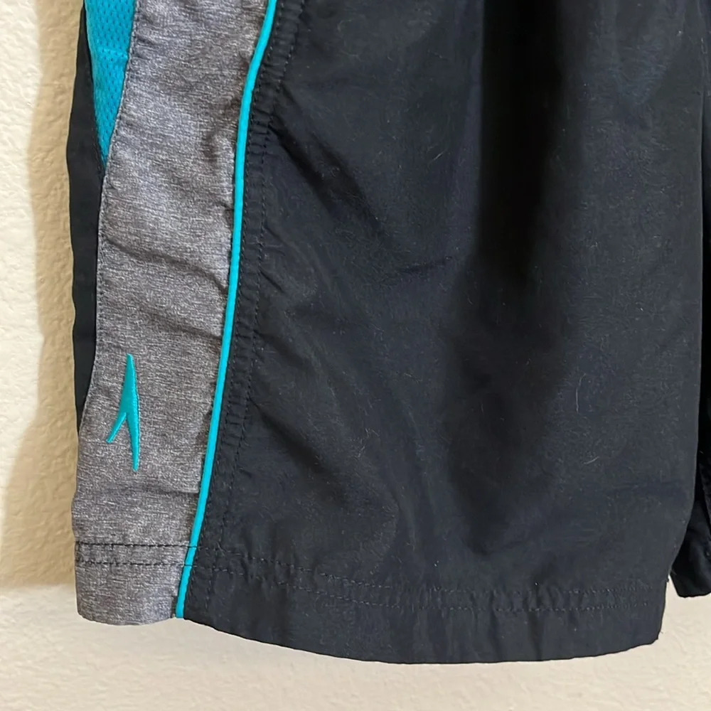 Speedo Black Gray Swim Shorts